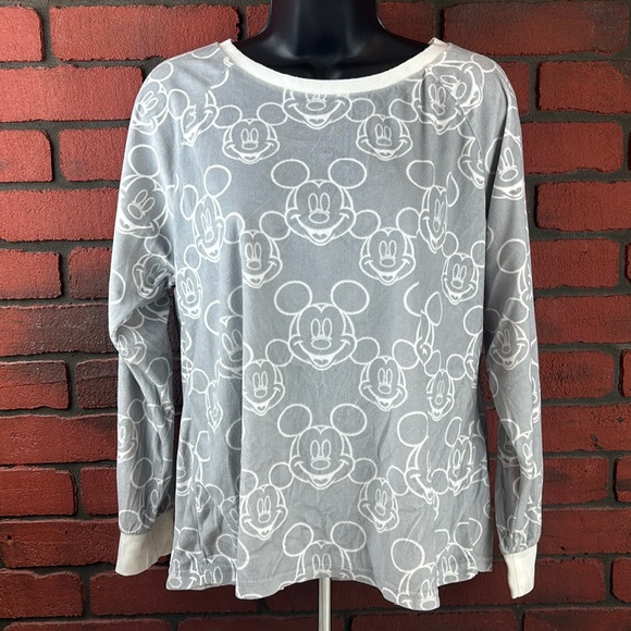 Disney Womans Medium Mickey Mouse Sleepwear – Cozy Graphic Pajamas - Picture 1 of 6